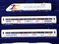 »FLEISCHMANN 1999 H0 DC · ZUGSET "2000" ICE "GROßE MARKEN DES JAHRHUNDERTS" · OVP«